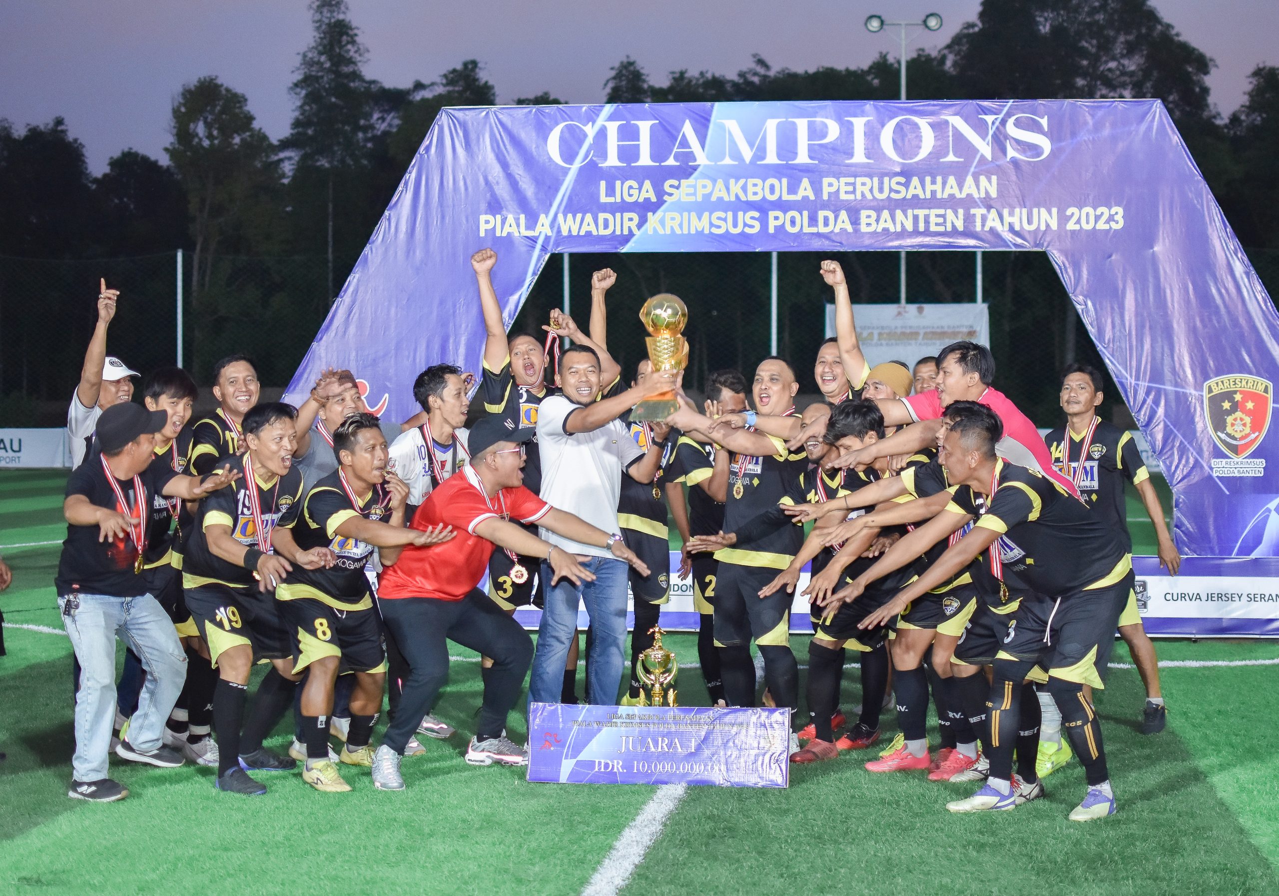 Piala Wadirkrimsus Polda Banten, AKBP Sigit: Sepakbola Menyatukan Kita Semua
