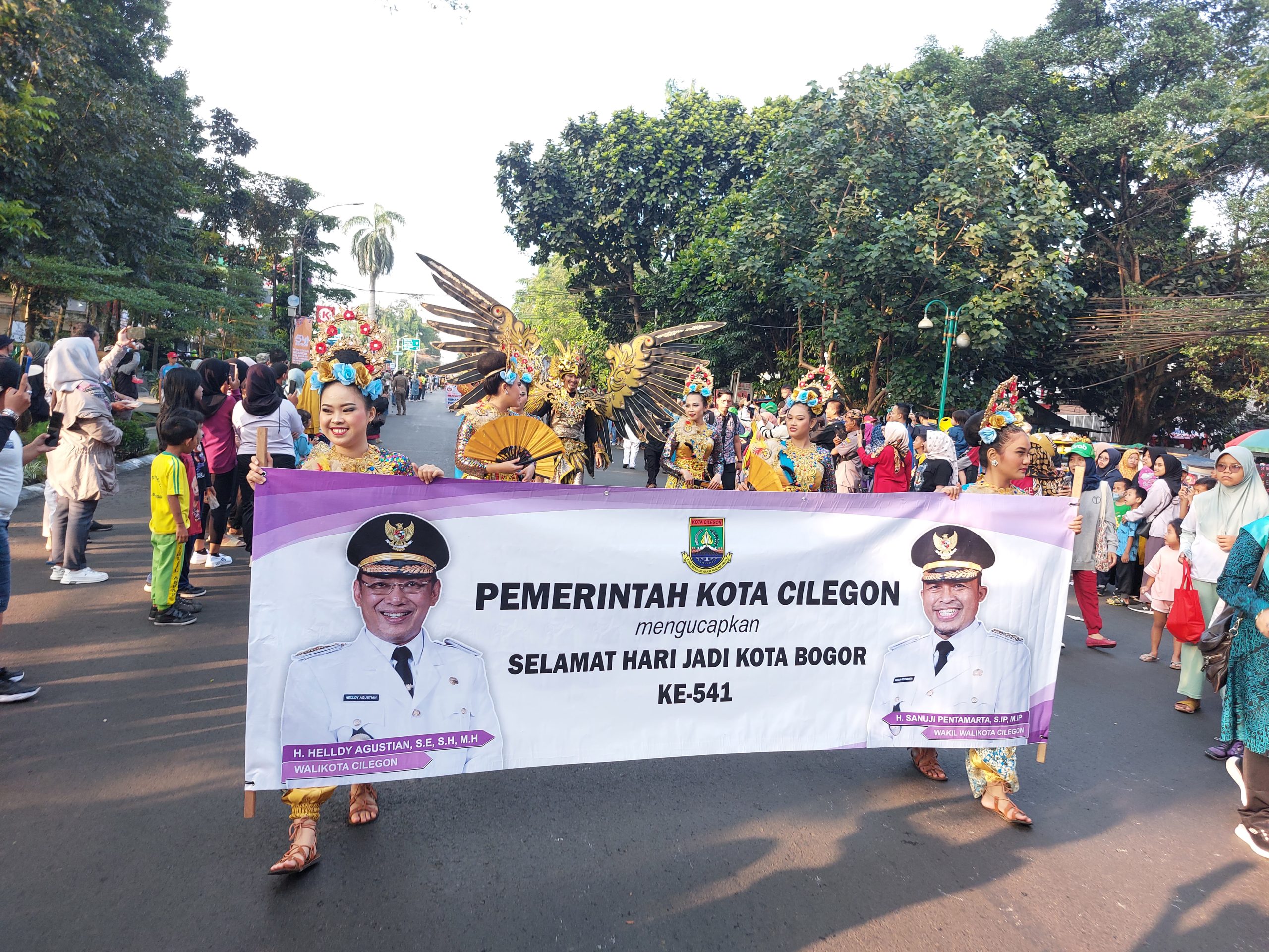 Helldy Bangga Seni Budaya Cilegon Ikut Meriahkan HUT Kota Bogor