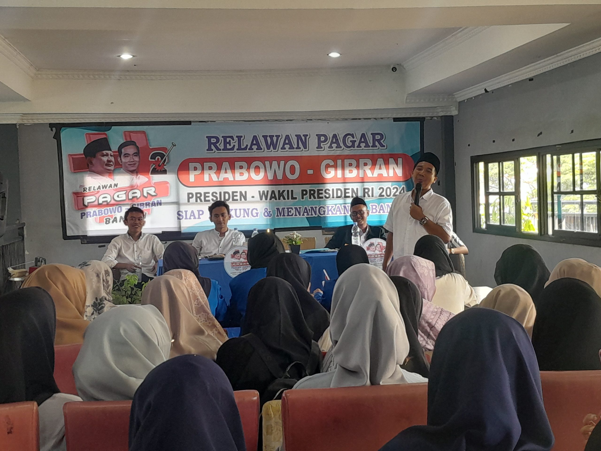Dukungan Prabowo-Gibran di Banten Menguat, Relawan Pagar Siap Raup Suara Milenial