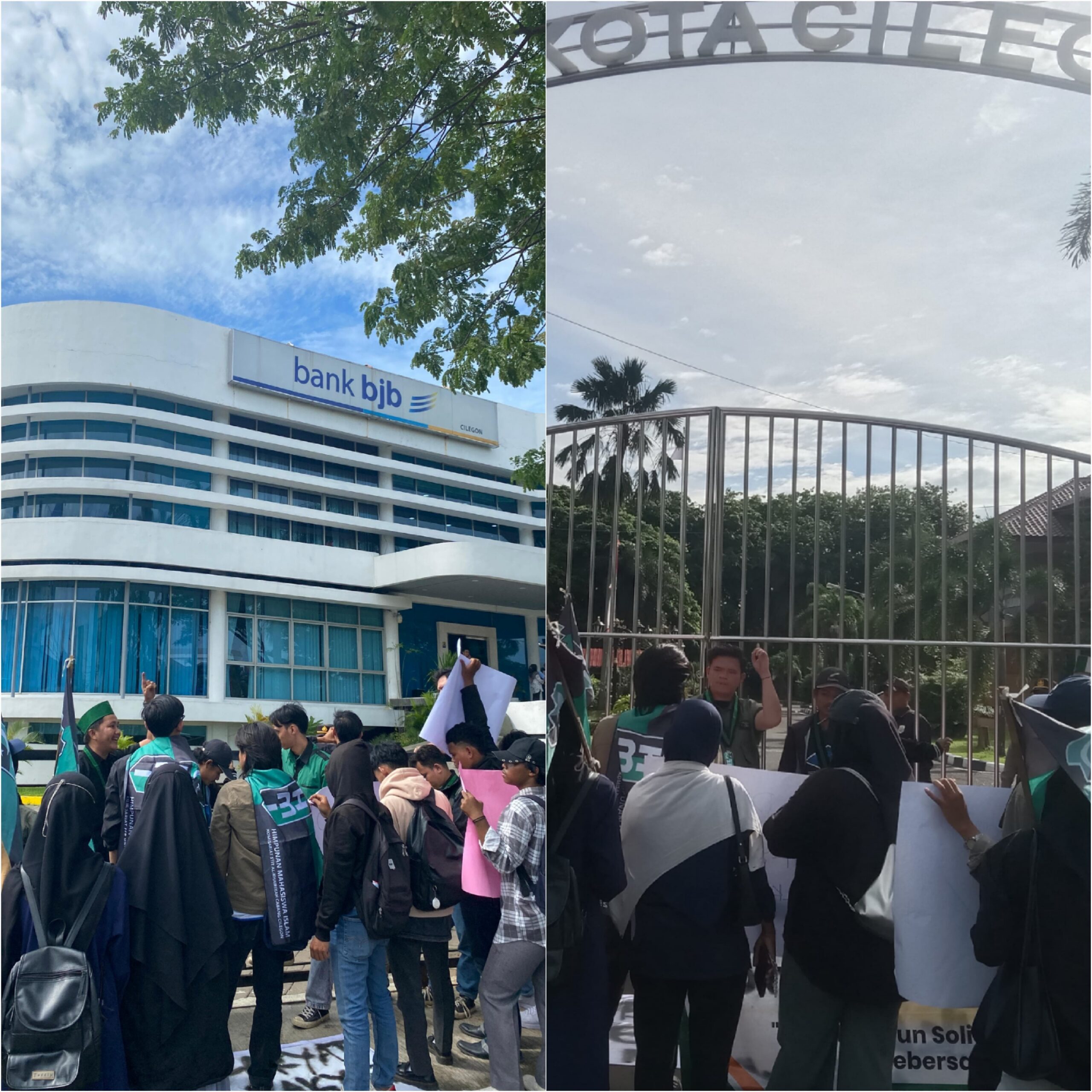 Gruduk Kantor BJB dan DPRD, HMI Cilegon Minta Penyertaan Modal Rp100 Miliar ke Bank BJB Dibatalkan