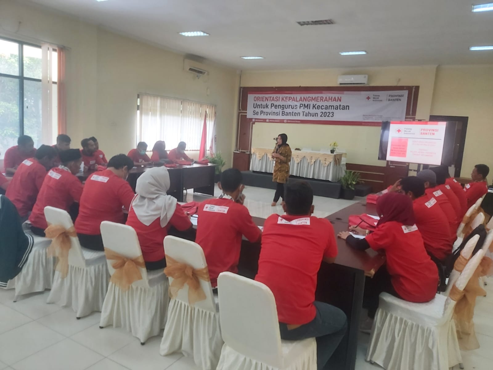 Pengurus PMI Kecamatan se-Provinsi Banten Diberikan Orientasi Kepalangmerahan