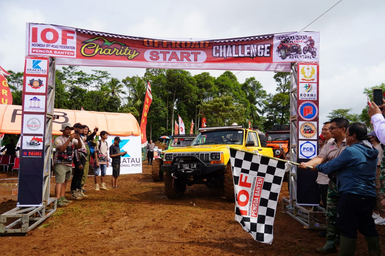 Buka Charity Offroad Challenge, Brigjen TNI Tatang Subarna Jajal Track Offroad
