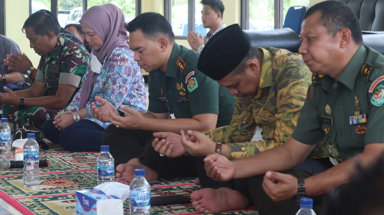 Kodim Cilegon Gelar Doa Bersama Jelang TMMD Ke 116