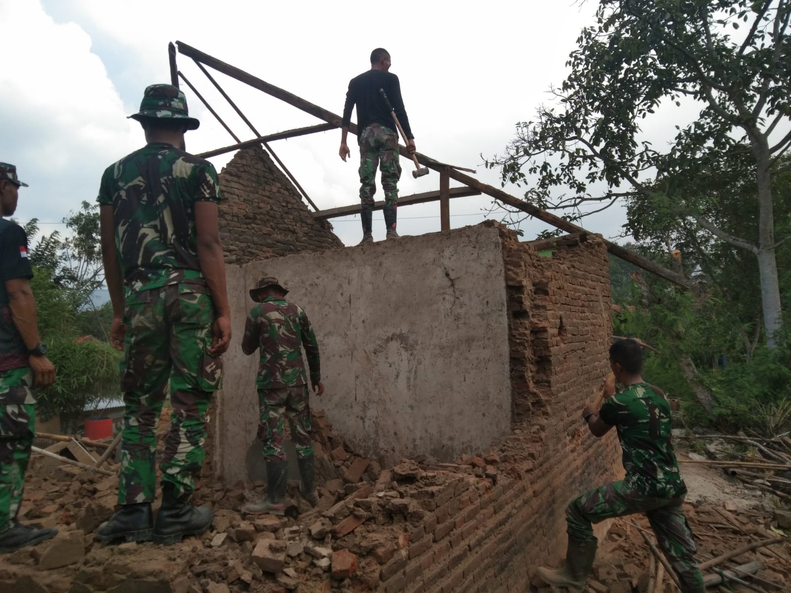 Gandeng Krakatau Steel, Kodim Cilegon Bangun Rutilahu di Bulakan