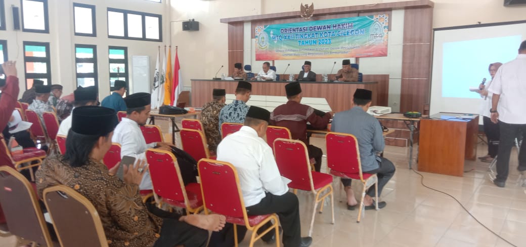 Calon Dewan Hakim MTQ ke-XXII Kota Cilegon Ikuti Orientasi