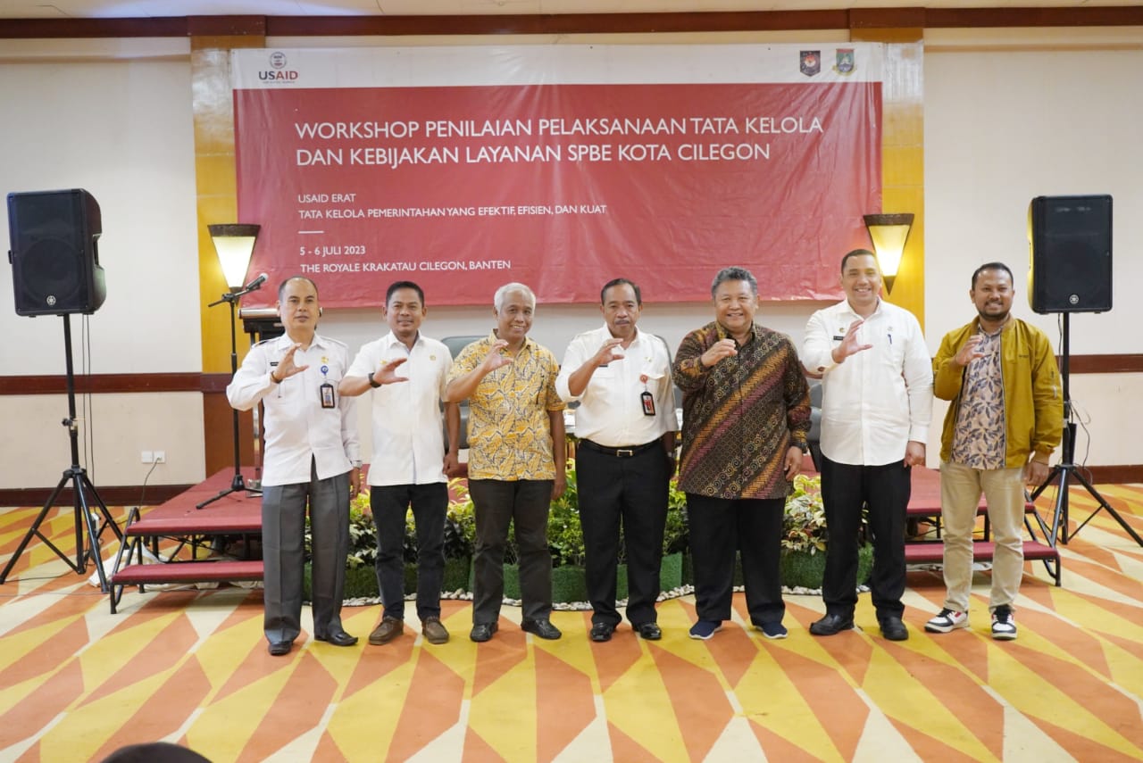 Bersama USAID ERAT, Diskominfo Cilegon Gelar Workshop Peningkatan Kualitas Pelayanan Berbasis Elektronik