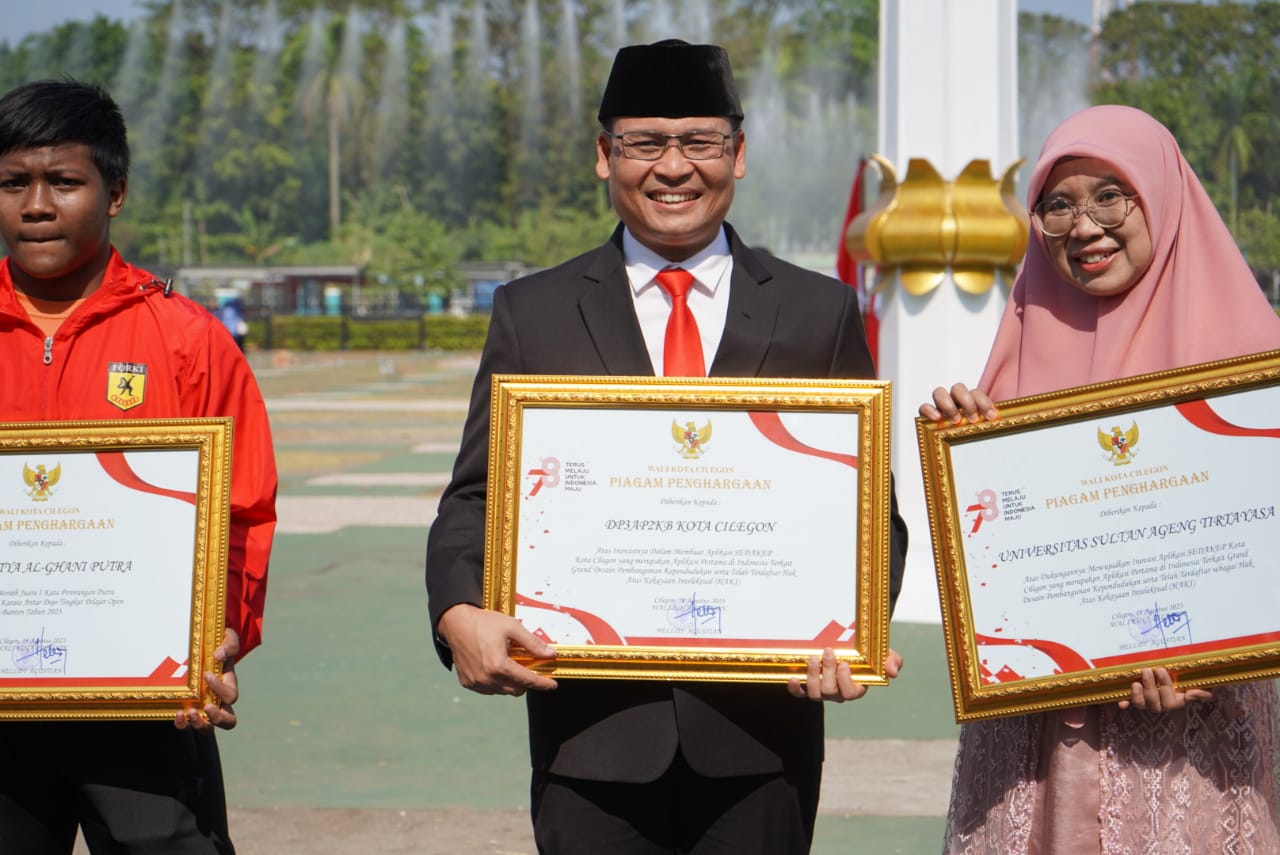 DP3AP2KB Kota Cilegon Terima Penghargaan Inovasi Sedakep