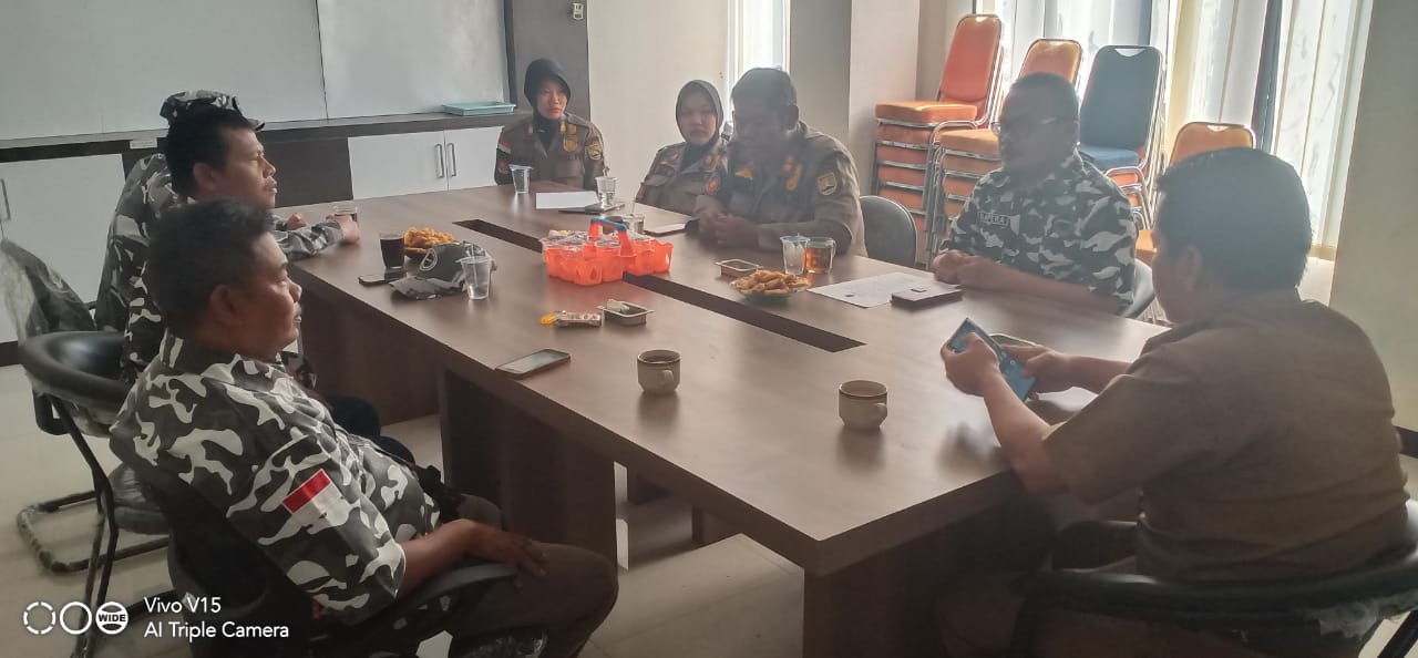 Soroti APK Caleg, Bapera Audiensi Bersama Dinas Satol-PP Cilegon