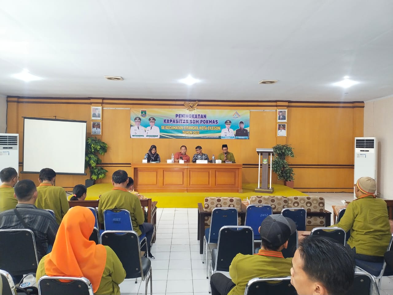Tingkatkan Kapasitas SDM Pokmas, Kecamatan Citangkil Gelar Upgrading