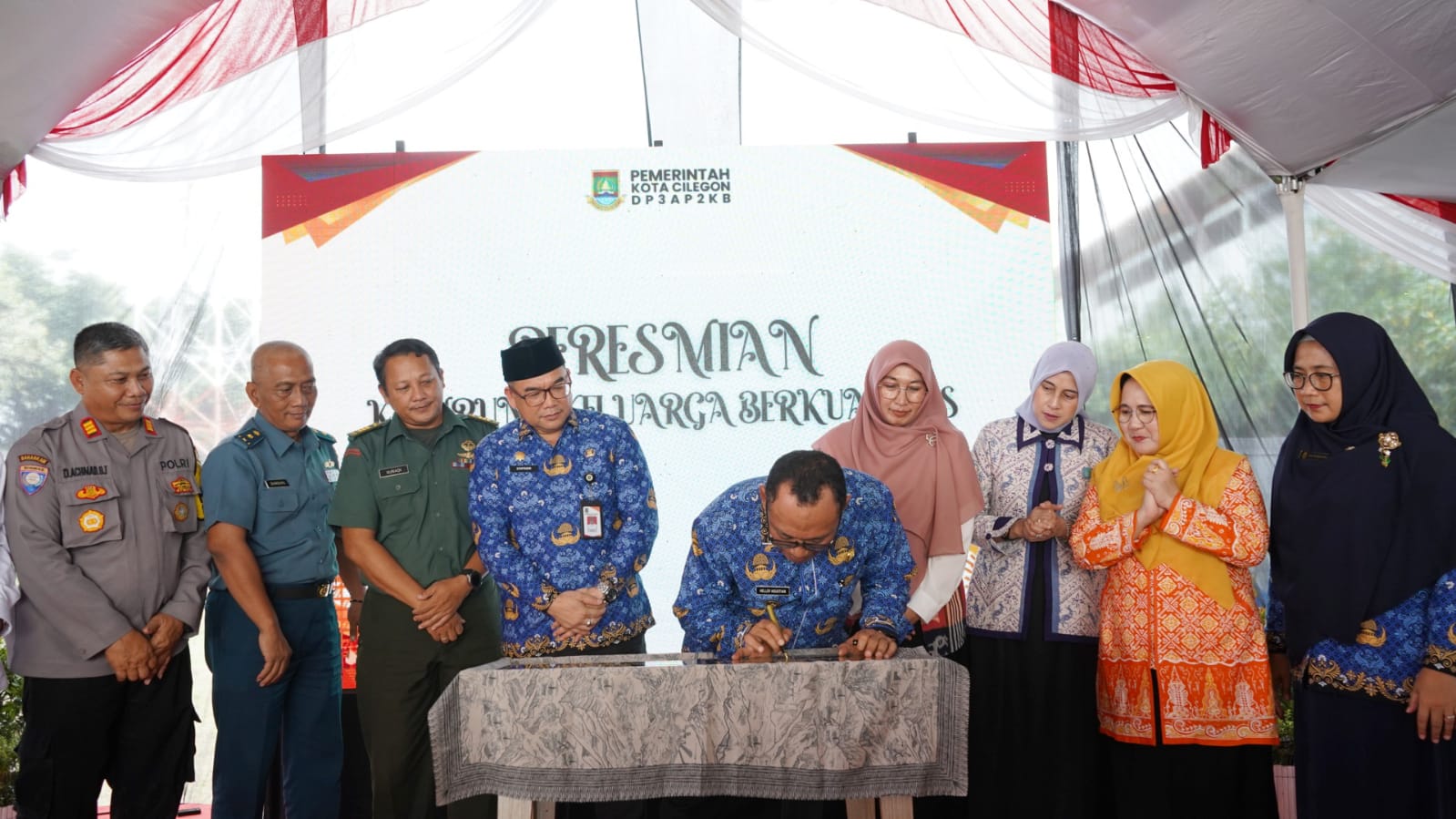 DP3AP2KB Bentuk 35 Kampung KB, Walikota Helldy Harap Kualitas Keluarga di Cilegon Meningkat