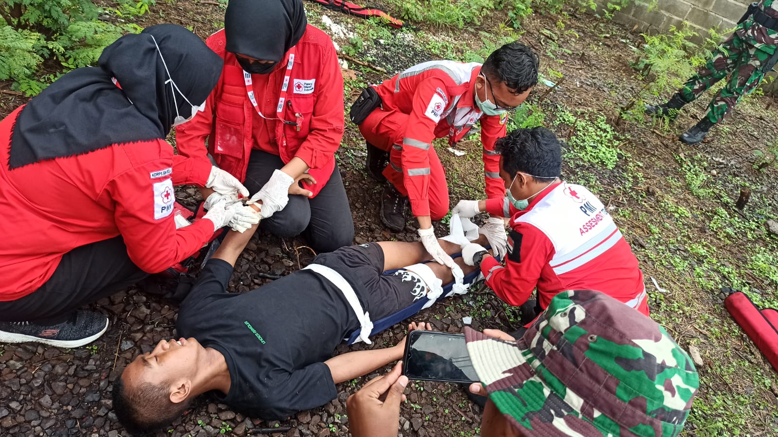 Tingkatkan Kapasitas, PMI Cilegon Bantu Penanganan Korban Bencana