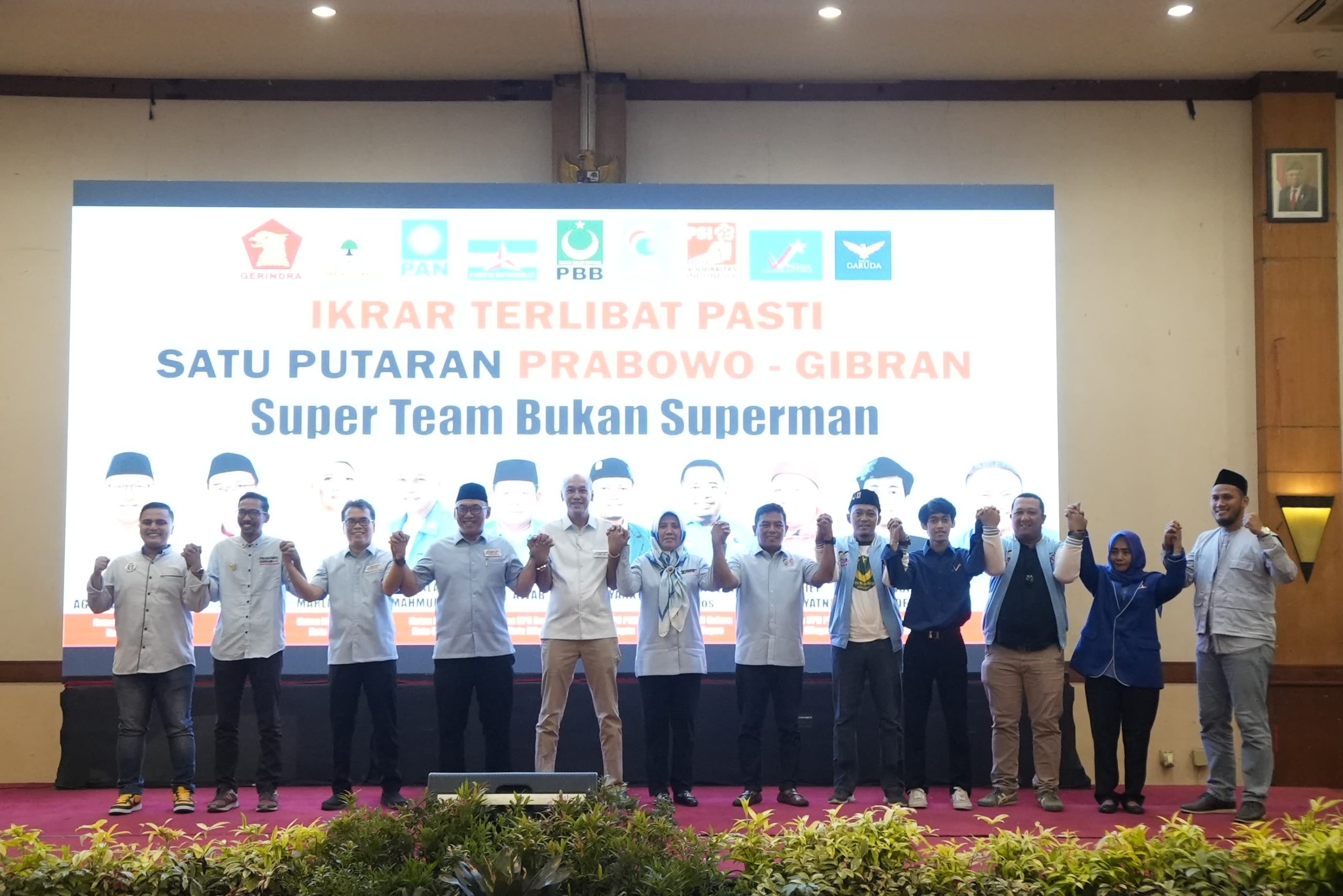 Helldy Ajak Pimpinan Partai Berjuang Menangkan Prabowo-Gibran