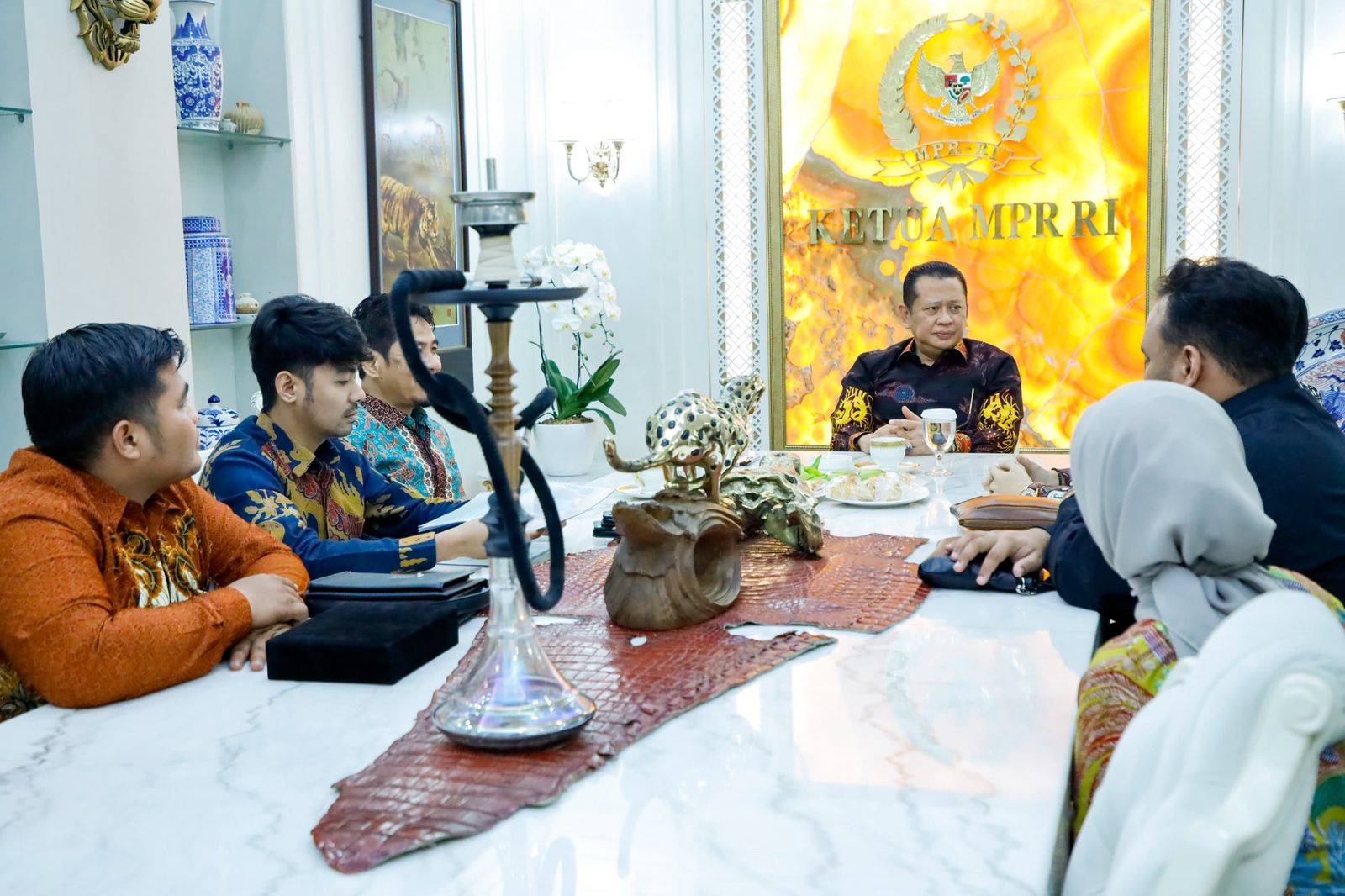 Terima Pengurus GP PARMUSI, Ketua MPR Ajak Generasi Muda Wujudkan Visi Indonesia Emas 2045