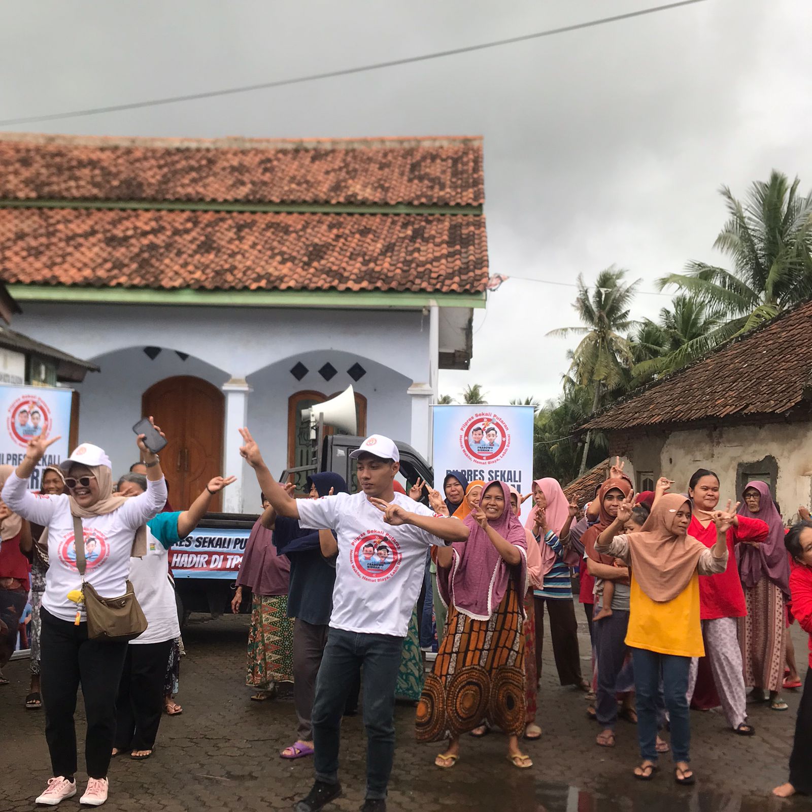 Relawan GSP Cilegon, Kampanyekan Prabowo-Gibran Menang Satu Putaran