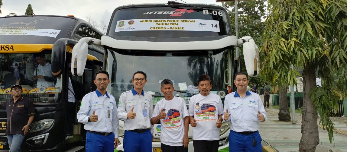 PT. Asahimas Chemical Apresiasi Program Mudik Gratis Helldy Agustian
