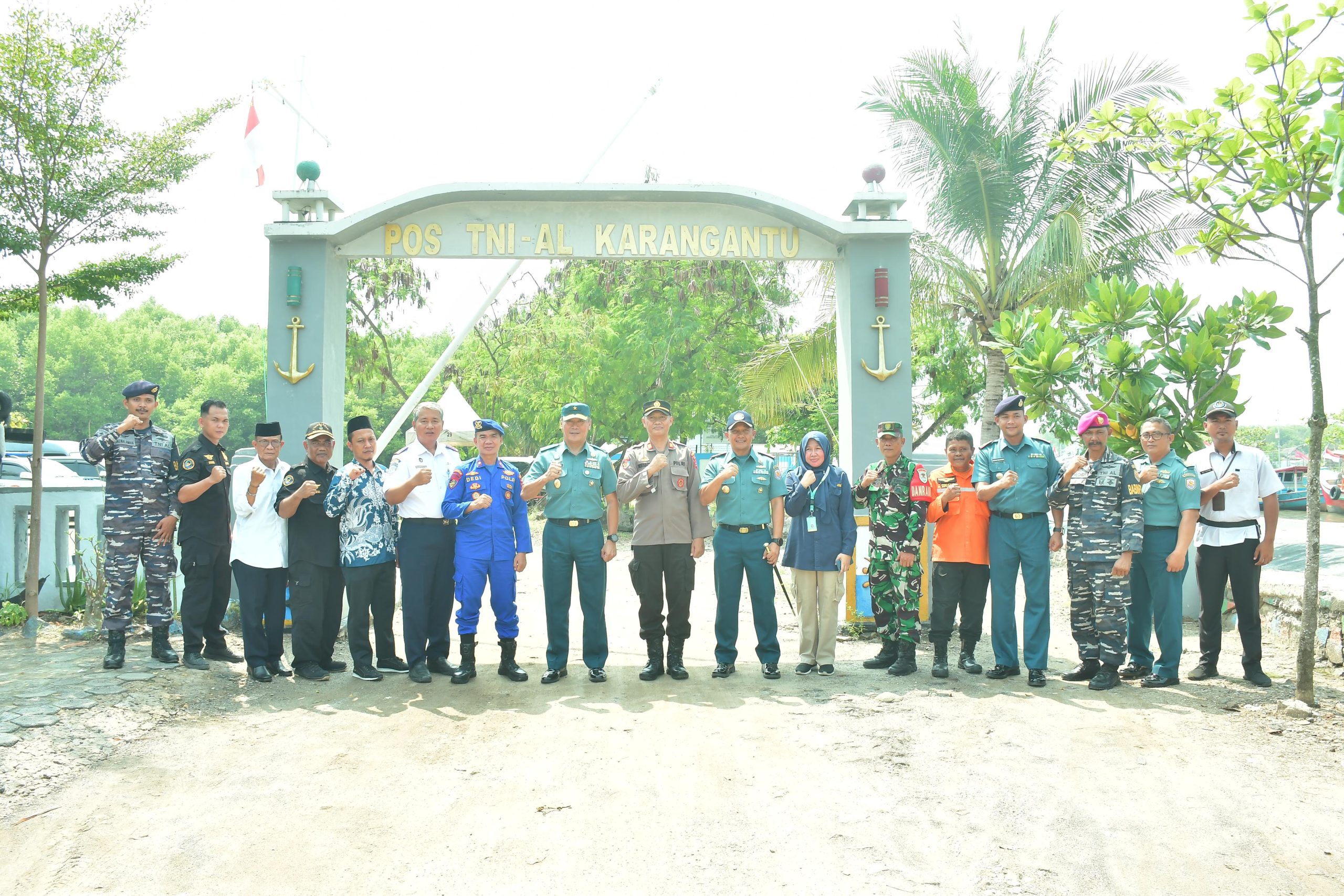 Ujung Tombak Informasi, Tim Audit Kinerja Itjenal Lanal Banten Kunjungi Posal Karangantu