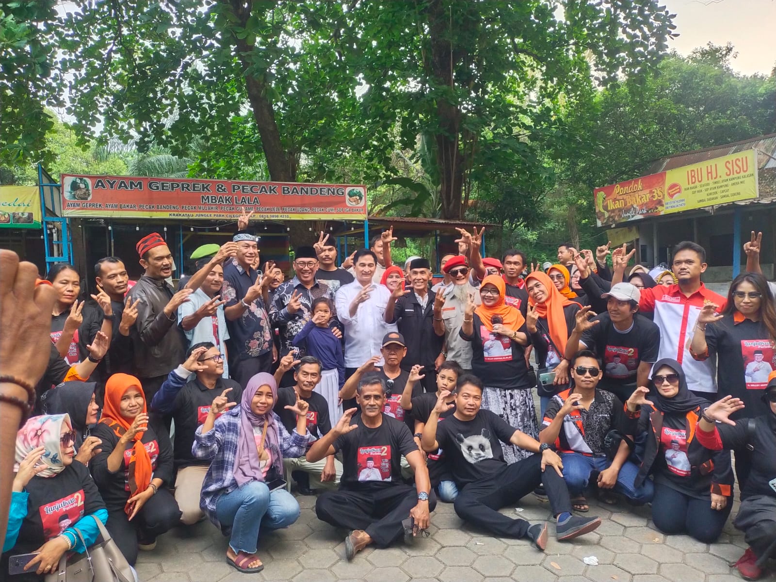 Gebras 02 Siap Dukung Halal (Helldy-Alawi) Di Pilwalkot Cilegon 2024