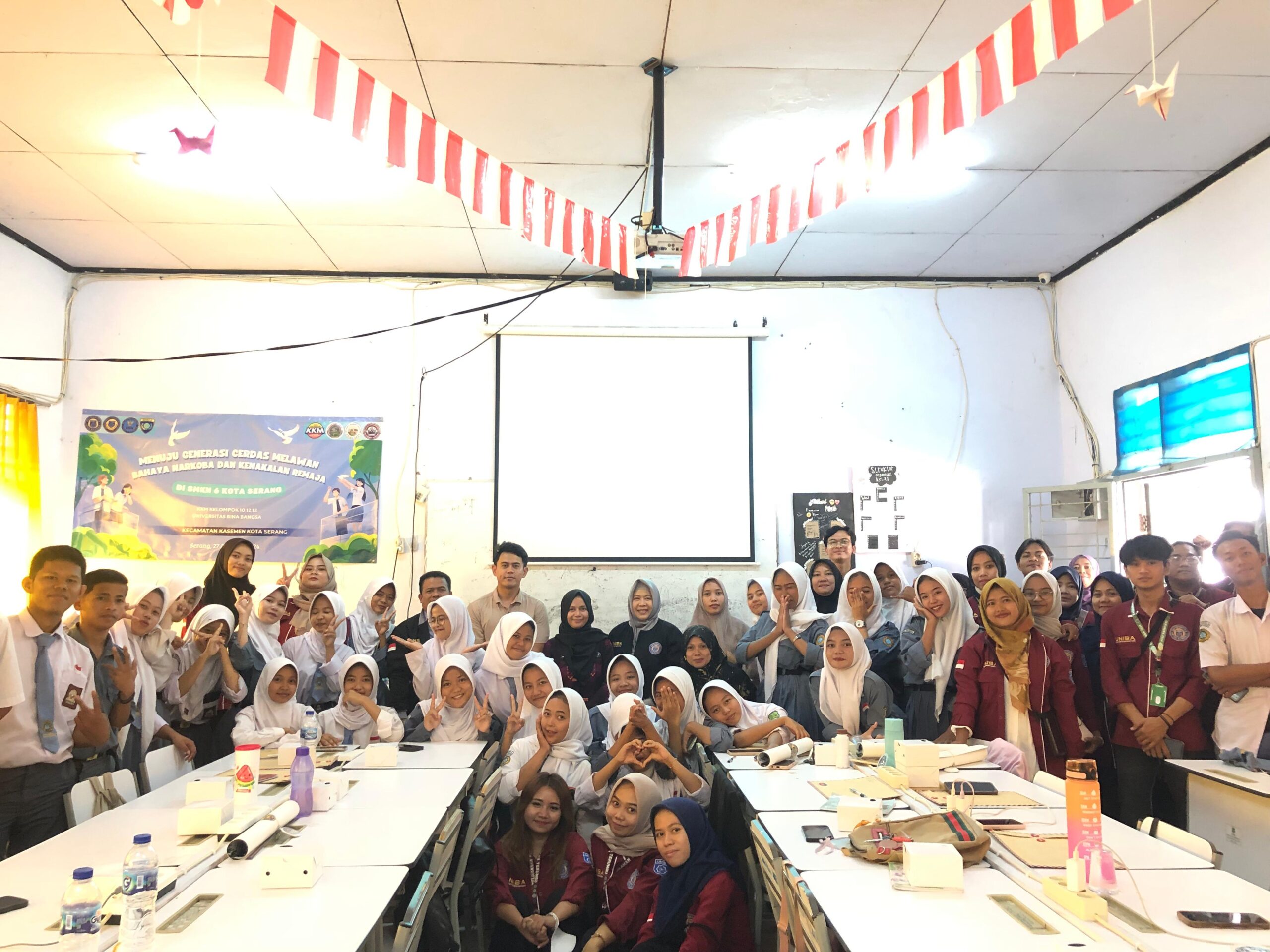 Cegah Penyalahgunaan Narkoba dan Kenakalan Remaja, KKM Uniba Adakan Penyuluhan Hukum di Kasemen