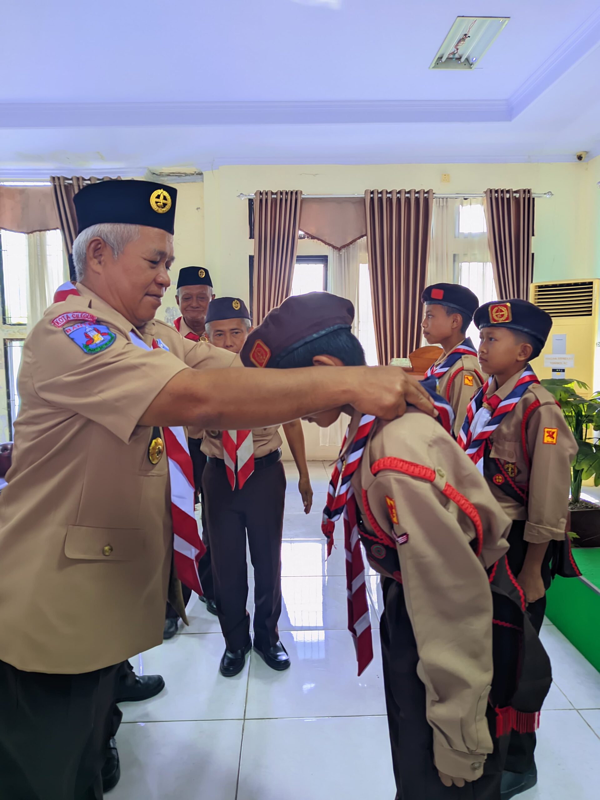 Camat Purwakarta Berangkatkan 7 Pramuka Penggalang Terbaik Ikuti Jambore Daerah Banten