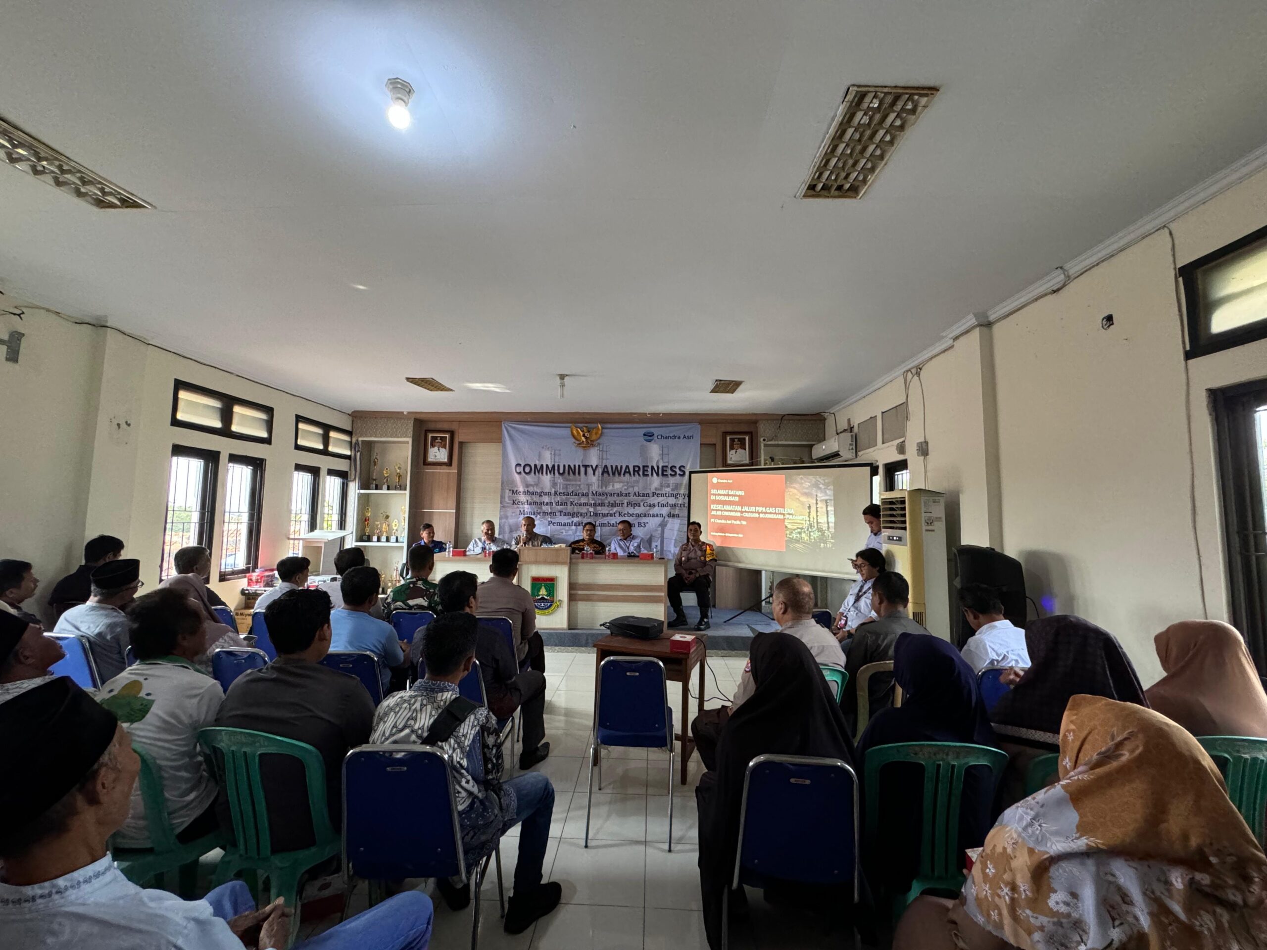 Peduli Keselamatan Warga, Chandra Asri Group Sosialisasikan Keselamatan Jalur Pipa Gas