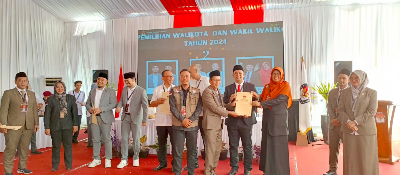 Sah, Pasangan Isro-Uyun Kantongi Nomor Urut 3