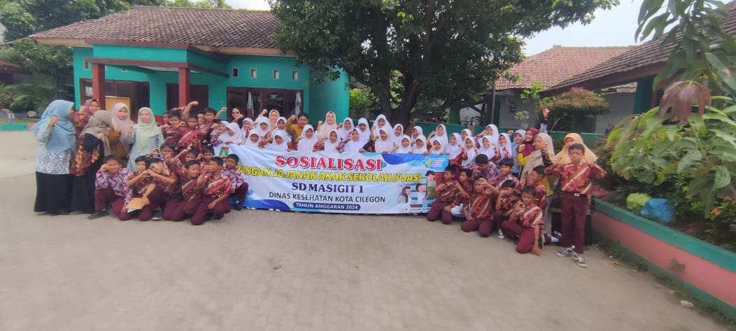 Dinkes Cilegon Sosialisasi PJAS, Ajak Siswa Pilih Jajanan Sehat