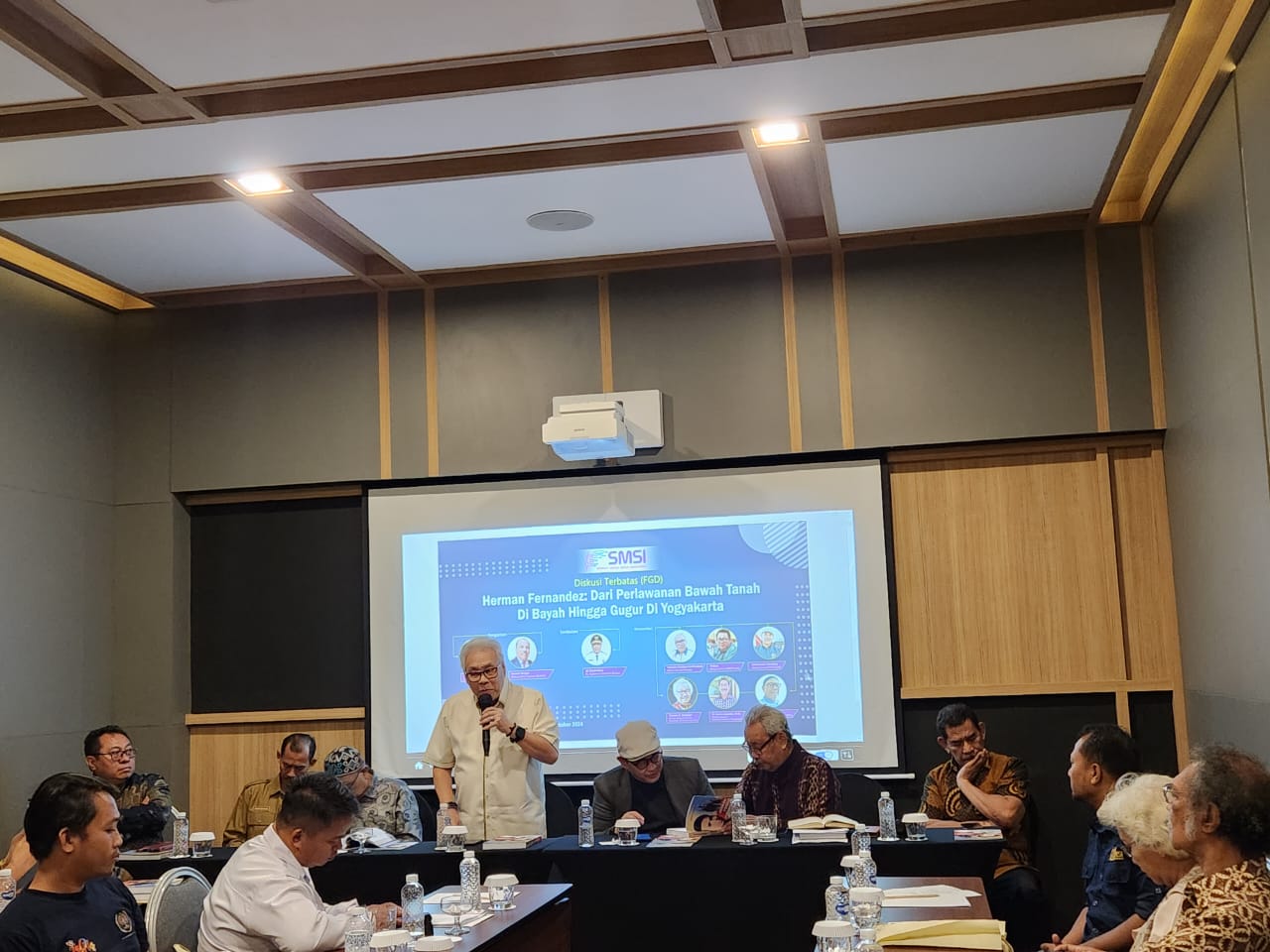 FGD Pokja Konstituen Dewan Pers Banten, Mengupas Jalan Perjuangan Heman Fernandez Dari  Banten