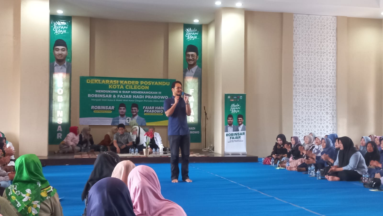 Paska Debat Perdana, Kader Posyandu se-Cilegon Deklarasi Dukungan Kepada Robinsar-Fajar