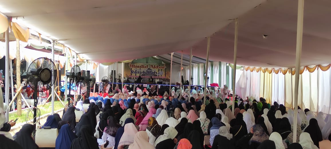 8000 Jamaah Majelis Taklim Hadiri Maulid Akbar Masjid Al Fath Metro Raya Cilegon