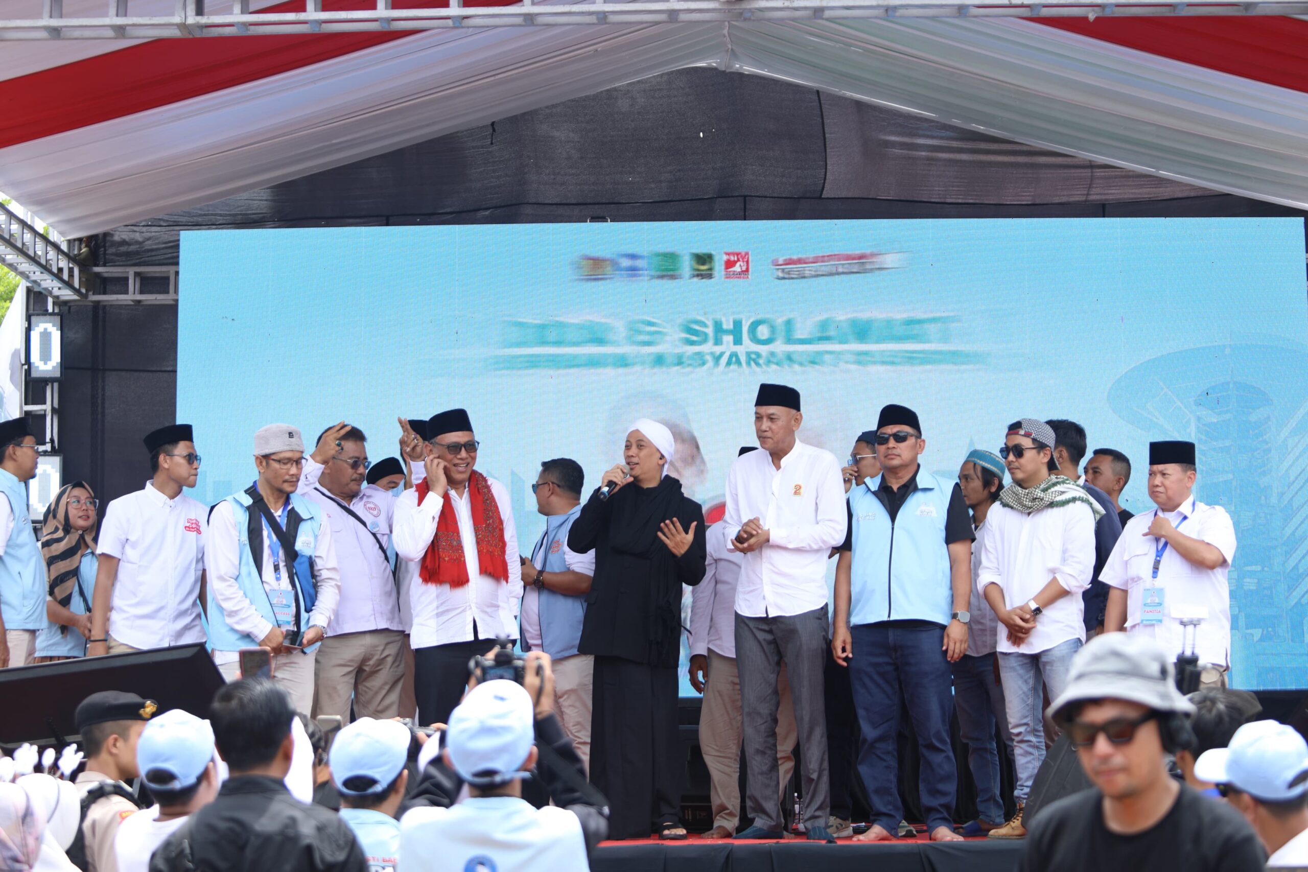 Kampanye Terakhir, Pasangan Helldy-Alawi Diisi Do’a dan Sholawat