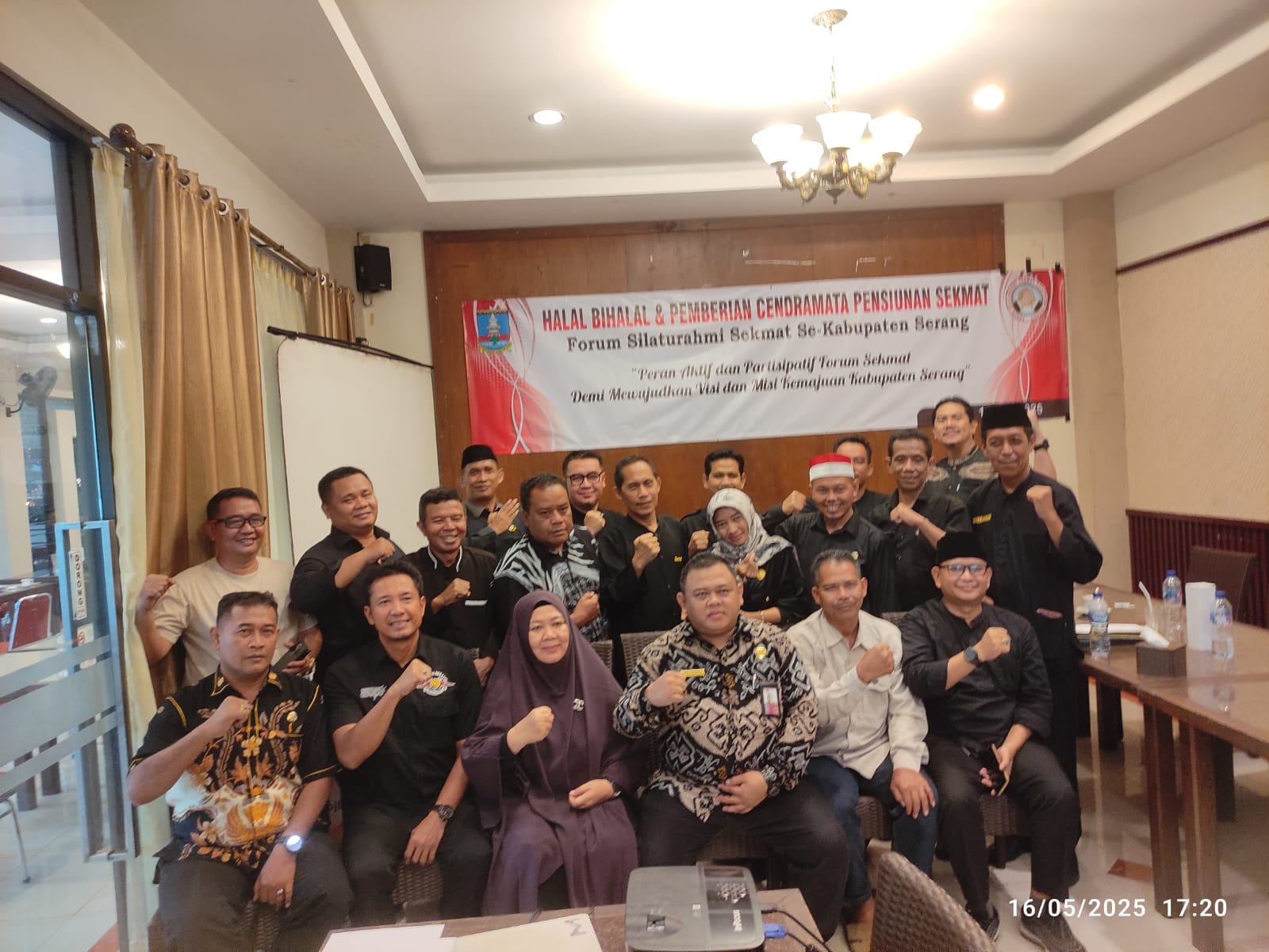 Gelar Halalbihalal, Forum Sekmat Se-Kabupaten Serang Siap Sinergi dengan Bupati Baru