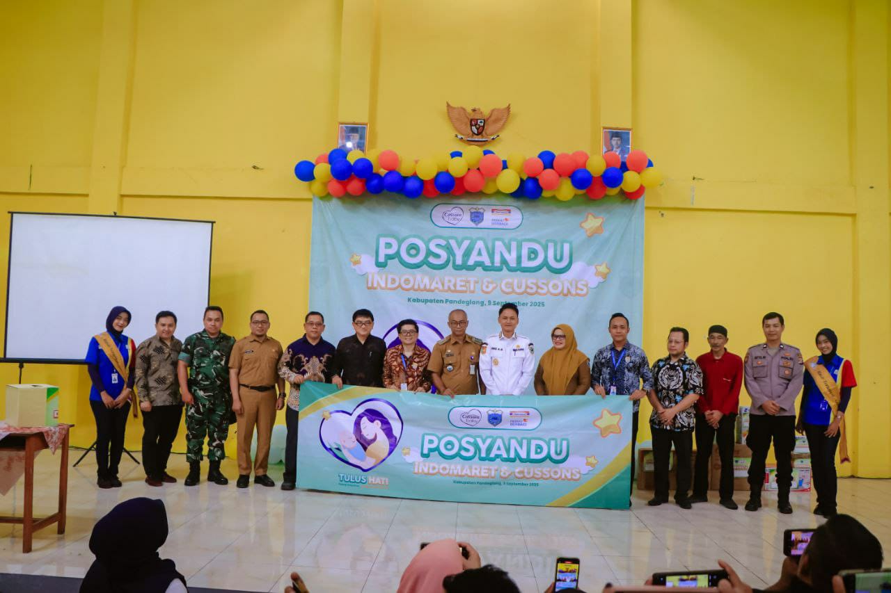 Indomaret dan Cussons Gelar Posyandu di Pandeglang, Sasar Kesehatan Ibu dan Anak