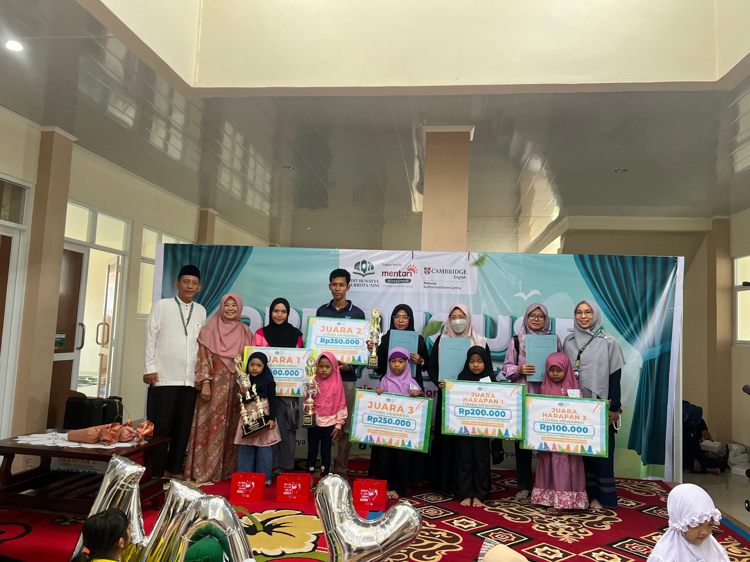 SDIT Bunayya Qurrota Aini Sukses Gelar Lomba Mewarnai, 270 Peserta Banjiri Open House