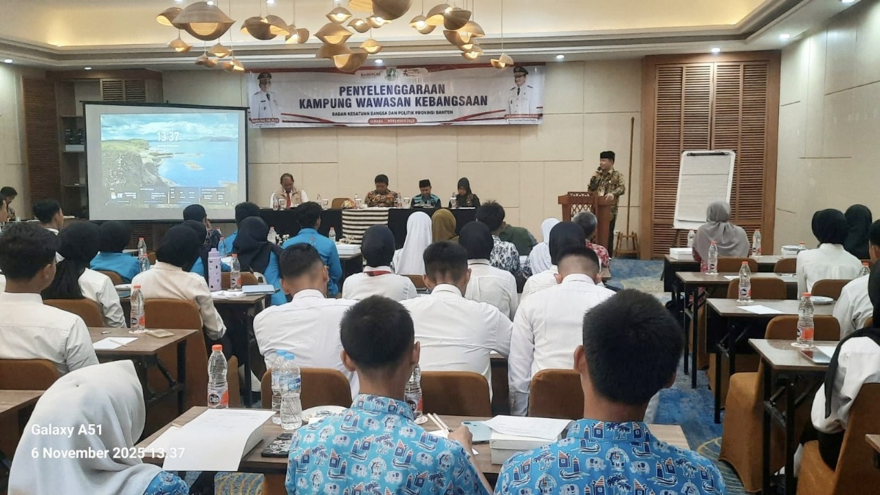 Kebangpol Banten Tingkatkan Persatuan dan Kesatuan Melalui Kampung Wawasan Kebangsaan