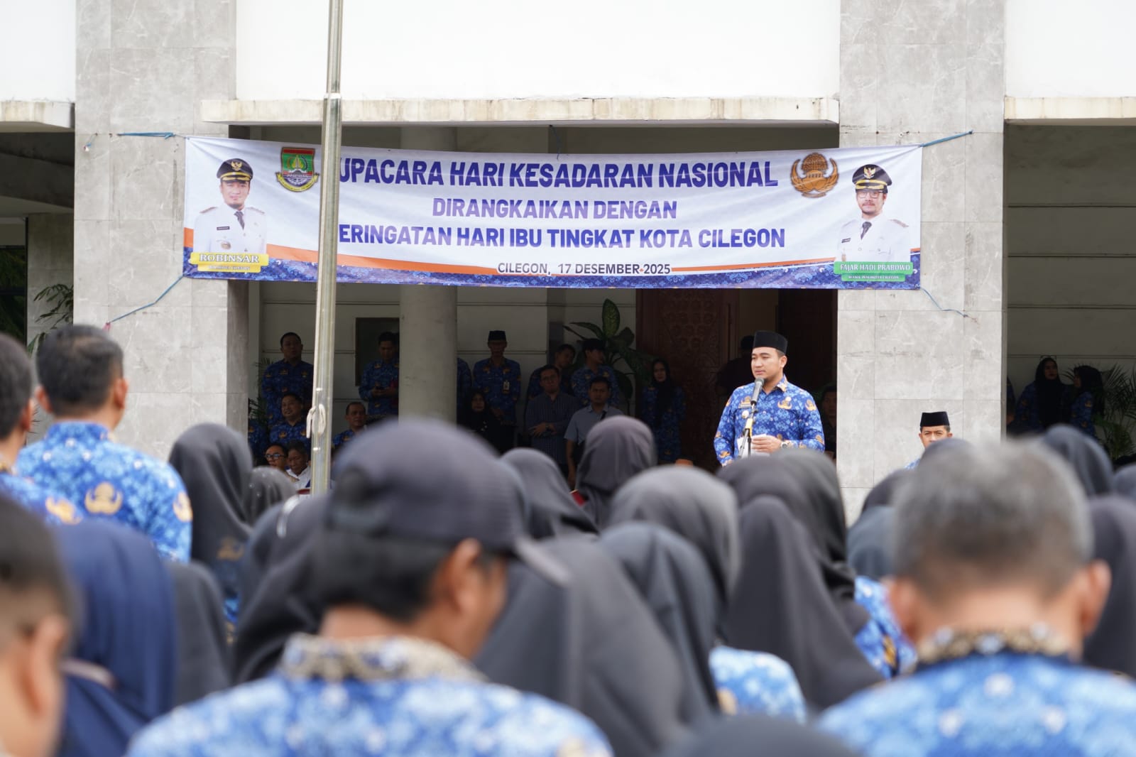 Upacara Hari Kesadaran Nasional, Wali Kota Robinsar Dorong Pelayanan Publik Lebih Optimal