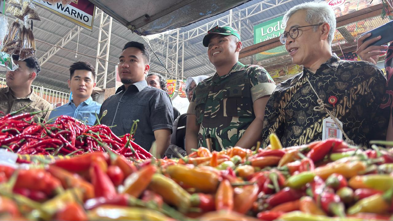 Pastikan Stok Aman dan Harga Terkendali, Walkot Cilegon Hingga Dandim Turun ke Pasar