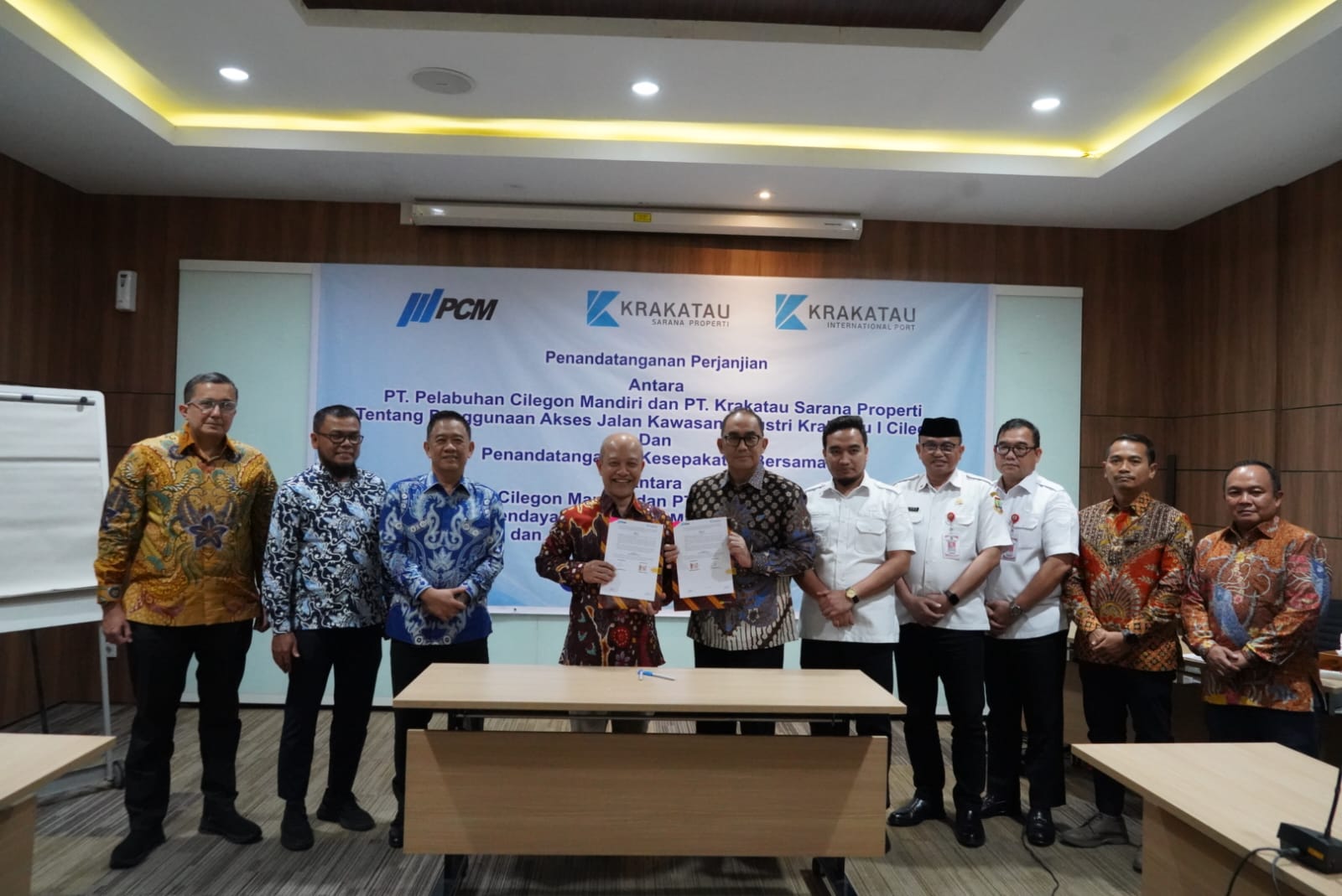 Pemkot Cilegon Dorong Optimalisasi Aset dan Sinergi Kepelabuhanan melalui Penandatanganan Kesepakatan Bersama