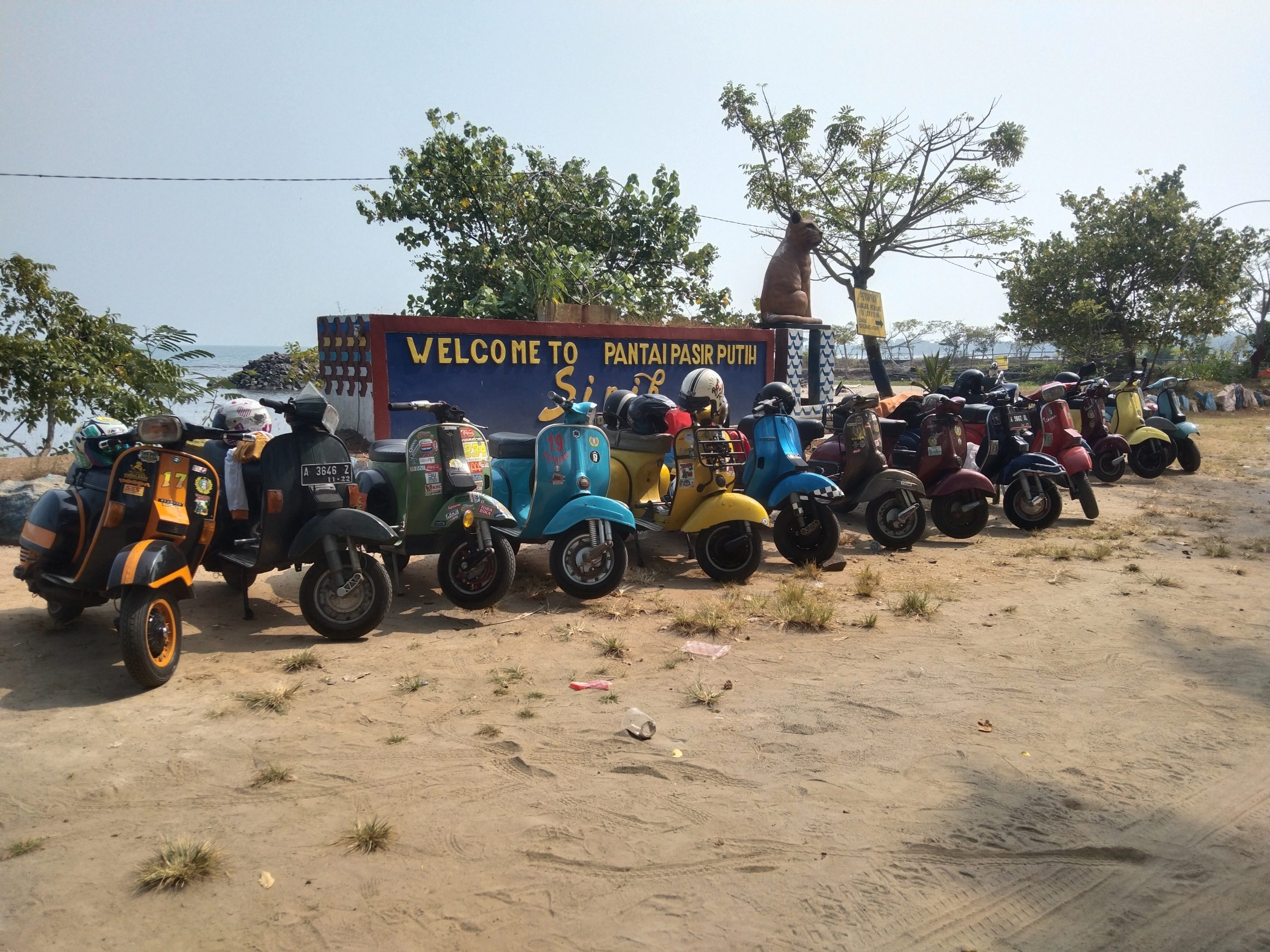 Komunitas Vespa Cilegon Rayakan HUT ke 17 Tahun