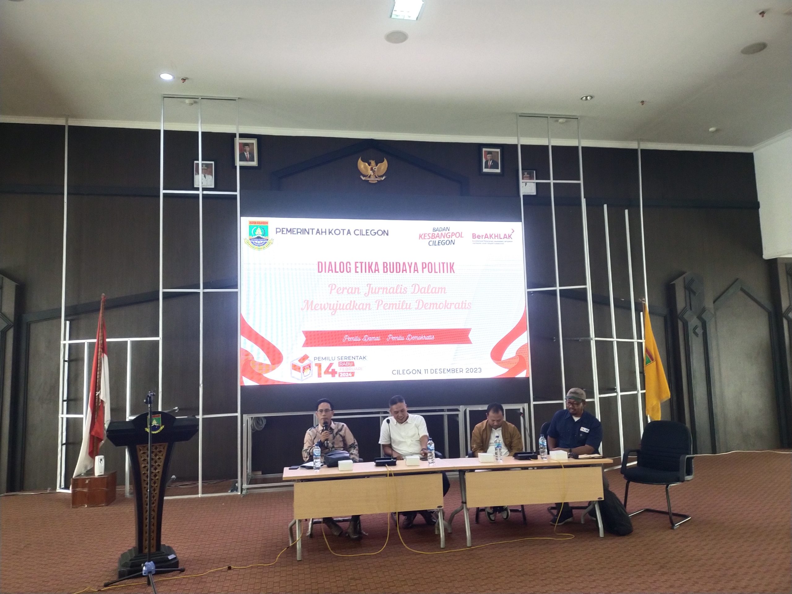 KPU Cilegon Ajak Jurnalis Cegah Berita Hoaks