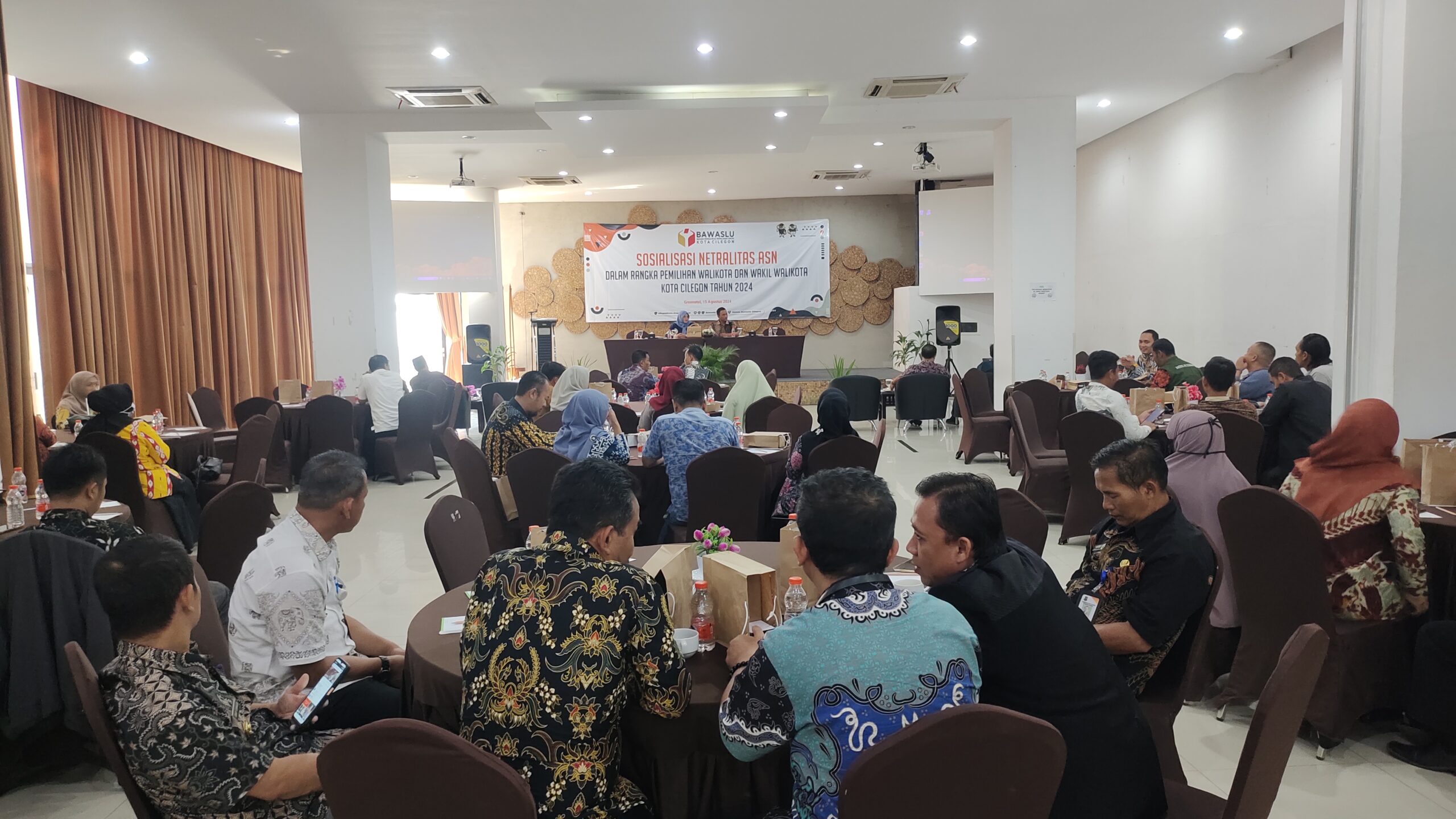 Bawaslu Kumpulan ASN, Minta Jangan Memihak Calon Walikota Tertentu di Pilkada Cilegon