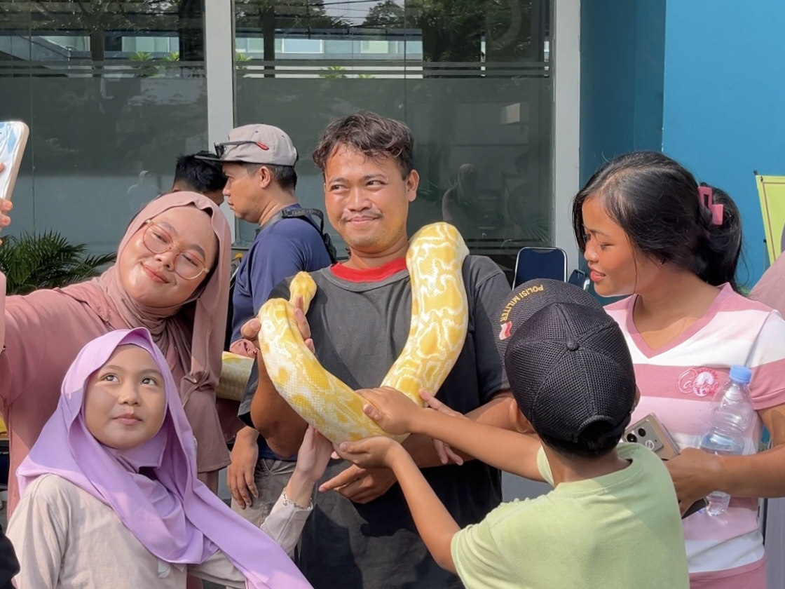 Gelar Jumpa Satwa, Horison TC-UPI Serang Ajak Masyarakat Interaksi dan Edukasi Tentang Hewan