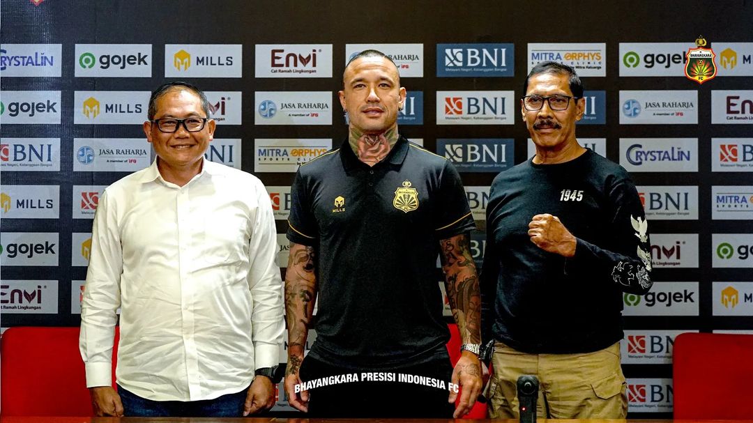 Kenakan Nomor 10, Bhayangkara FC Kenalkan Radja Nainggolan