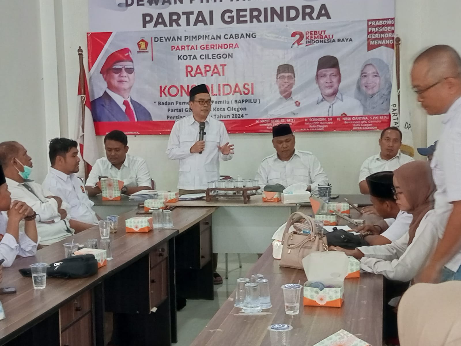 Hadapi Pemilu 2024, DPC Gerindra Cilegon Bakal Kerja Keras Menangkan Prabowo dan Tambah Kursi Dewan