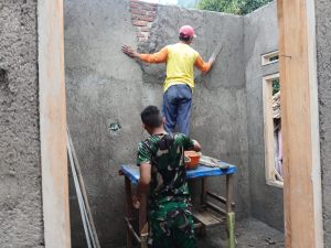 Kodim Cilegon Kebut Pembangunan Rutilahu di Langon