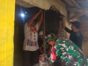 Kodim Cilegon Renovasi Rumah Tukang Parkir di Warnasari