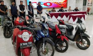 Polres Cilegon Ringkus 7 Pelaku Spesialis Pencurian Motor, Belasan Kasus Terungkap