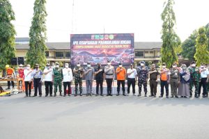 Gelar Apel Kesiapsiagaan Bencana Antisipasi Erupsi Gunung Anak krakatau dan Potensi Darurat Lainnya, Robinsar Tegaskan Cilegon Siap dan Siaga