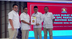 Helldy Kembali Dipercaya Pimpin DPC Gerindra Kota Cilegon