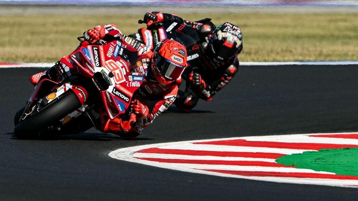 Marc Marquez Menang Sprint Race MotoGP San Marino 2026, Bezzecchi Gagal Kejar hingga Finis